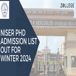 NISER PhD Admission List Out For Winter 2024